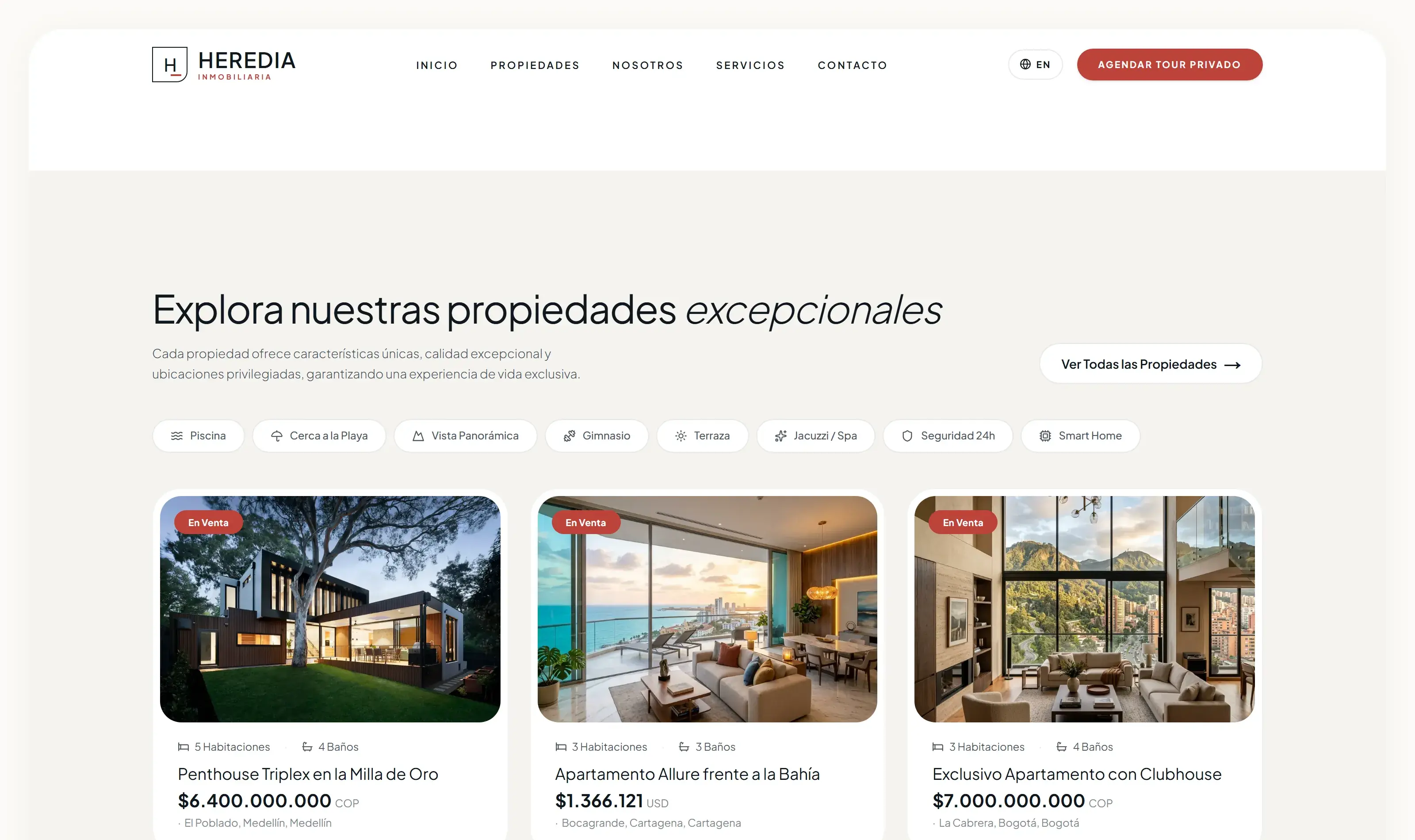Filtros de Búsqueda